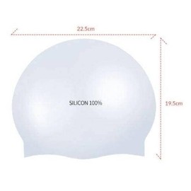 Adult & Child Spandex Silicone Swim Cap (22.5x19.5) FREE Indoor Lesson Swim Cap Ice Bundle (4183) / 성인 아동 스판 실리콘 수영모(22.5x19.5)FREE 실내 강습용 수영 모자 수모Ice Bundle(4183)