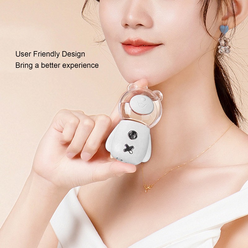 Nano Mist Sprayer Cute Bear Shape 300ML USB Humidifier Skin