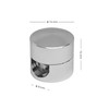 smartect Aluminium Wall and Ceiling Pins for Textile Cables [Pack