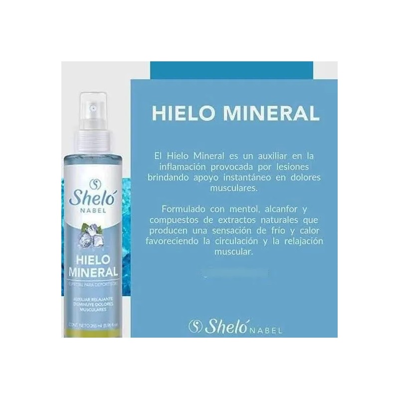 Hielo Mineral Sheló Nabel Mentol
