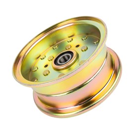 Hunter-wish 116-4666 Lawn Mower Idler Pulley Compatibles with Ex Mark Lazer Z and La zer XP,1-413099 Flat Idler Pulley Compatibles with Ex Mark TR23KC524, LHP5223KC, LCT5219KA, Replace for 1-413099