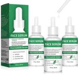 LAKIBOLE 3 Pack Niacinamide Serum with Rosemary Verbena Extract for Harmonized Hydration & Skin Tone (1fl.oz/30ml Each)