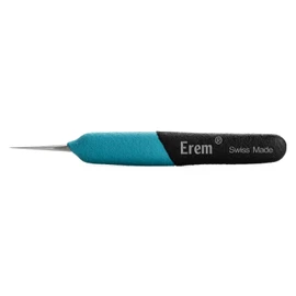 Weller Erem E5SA Ergonomic Precision Tweezers with Straight, Very Fine Tips for Gripping Fine Wires, Heat-Insulated, Soft Foam Handles, ESD Safe