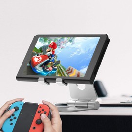 PRO Viewing Stand Compatible with Motorola E70v Desktop Holder That's Adjustable, Portable, Durable up to 13" Screens and 20 pounds! [Gray]