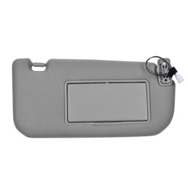 BestParts Sun Visor Sunshade with Mirror with Light Right Passenger Side Gray RH Compatible with KIA SPORTAGE 2.0L & 2.7L 2005-2010 Replace 85201-1F201LX, 85201-1F201-LX