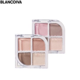 BLANC DIVA Aegyo-sal Quad Palette 3.4g, Color:01 COZY
