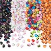Arricraft 400pcs Halloween Acrylic Skull Beads, 4 Styles Mixed Color,