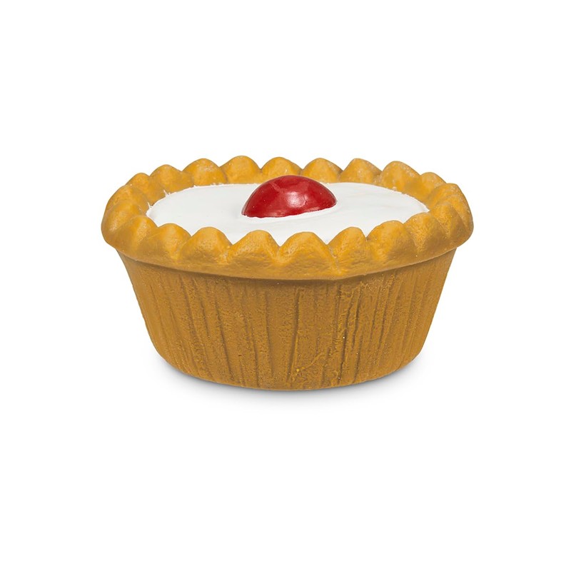 Petface Cherry Bakewell Latex Dog Toy (Pack of 1)