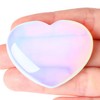 XIANNVXI 45mm 1.8" Opal Crystal Heart Stone Natural Crystal Gemstone