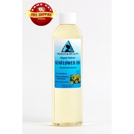 H&B OILS CENTER SUNFLOWER OIL REFINED ORGANIC CARRIER COLD PRESSED PURE 8 OZ
