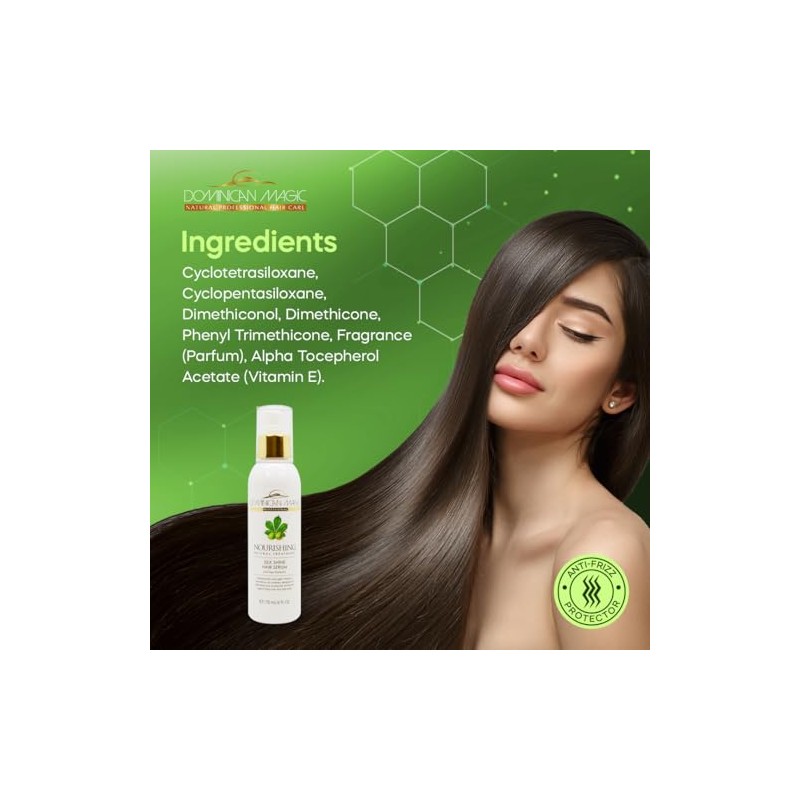 Dominican Magic Silk Shine Hair Serum, 6 Ounce
