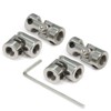 Yeebyee 6mm to 6mm Rotatable Universal Steering Joint Shaft Coupling