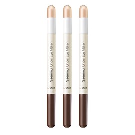 The Saem Saemmul Aegyo-sal Maker Eyeshadow, 04 Teary-eyed Coral, 3 pieces / 더샘 샘물 애교살 메이커 아이섀도, 04눈물글썽코랄, 3개