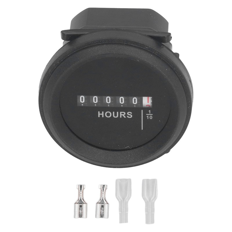 Round Hour Meter High Accuracy Quartz Mechanical Hour Meter for
