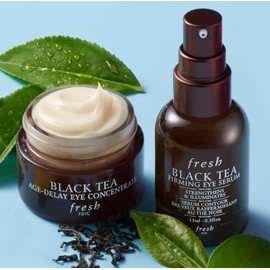 Fresh Black Tea Age-Delay Eye Concentrate Cream and Firming Eye Serum .5oz / 15mL