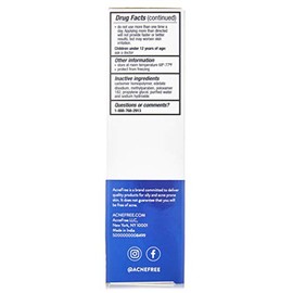 Acne Free Adapalene Gel 0.1%, Once-Daily Topical Retinoid Acne Treatment, Dermatologist Developed, Unclogs Pores and Clears Acne, Prevents and Improve Whiteheads and Blackheads, 0.5 Ounce