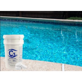 C3... 3" Stabilized Trichloro Chlorine Tablets for Swimming Pools (Choose Size) - 50 lbs