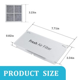 ADQ75493301 Refrigerator Air Filter Cover, LT120F fresh air filter Replacement for LG Refrigerator LRMVS3006S, LRMDS3006S, LRMVC2306S, LRMDC2306D, LRFVC2406S, LRFDS3016S, LRMDS3006D