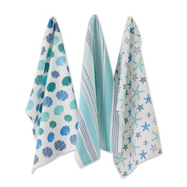 DII Kitchen, Cotton, Beach Comber, Dishtowel Set