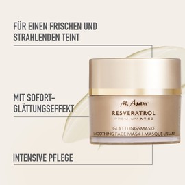 M. Asam Resveratrol Premium NT50 Perfecting Smoothing Mask (50 ml) - Face Mask with Smoothing Effect and Highly Concentrated Resveratrol