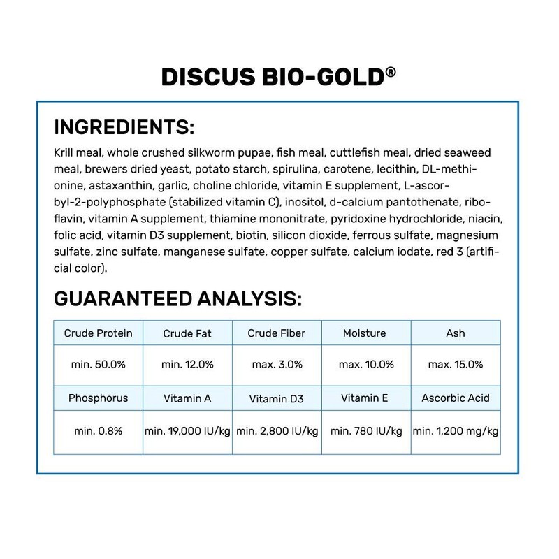 Hikari Tropical Discus Bio-Gold Fish Food, 2.82 oz (80g)