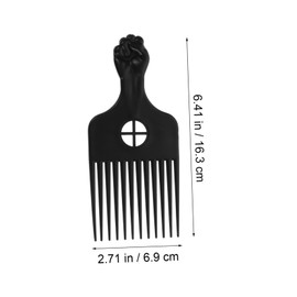 WOONEKY Hairdressing Comb Curly Hair Comb Afro Pick Pick Hair Picks for Women Men
