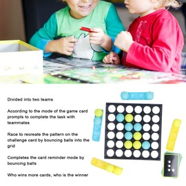 Desktop Bouncing Ball Set, Strengthen Communication Endless Fun Bounce Ball Board Game Coordination Training for Party Play