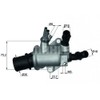 Behr Thermot-Tronik TI 143 88 Thermostat, coolant