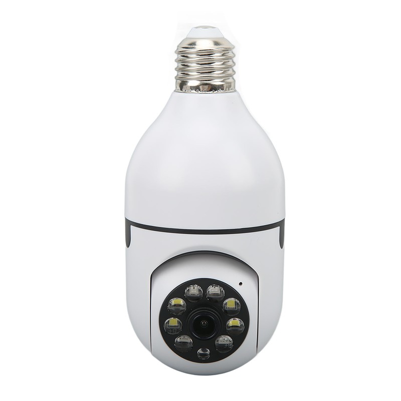 E27 Light Bulb Security Camera 5G 2.4G WiFi 2MP 1080P