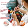 Mdoker Newest Aluminum Crochet Hook Set with Case Ergonomic Grip
