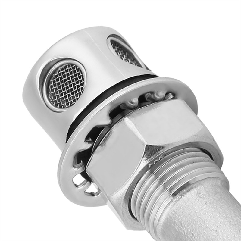 Stainless Steel Marine Boat Straight Fuel Gas Tank Vent With