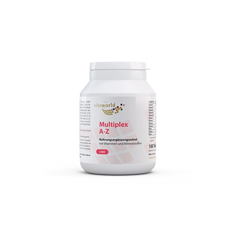 Vita World Multivitamin A-Z 100 Tablets Made in Germany