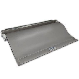 Shade Pro - Legacy Roller Shades - Nighttime Pull Down Blinds - Blackout Shade Blocks Light & Offers Complete Privacy at Night - Fits RV, Camper, or Motorhome - Dove Grey Fabric - 45" Drop