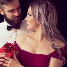 RANDES November Birthstone Necklace 925 Sterling Silver Yellow Citrine Crystal Necklaces for Women Big Double Heart Shaped Necklace