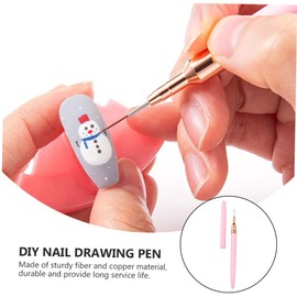 Outanaya Nail Art Brush Pen for Manicure Dual-tip Drawing Tool for Nail Decoration for Artists and Beginners