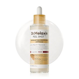 Dr.Melaxin Ampolla Exfoliante De Arroz Negro Peel Shot Glow 80 Ml. Exfoliante Suave Diario Para Rostro Y Cuerpo. Elimina Las Células Muertas. Apto Para Todo Tipo De Piel. Cuidado De La Piel Coreano.