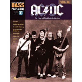 AC/DC Bass Play-Along Volume 40 Book/Online Audio