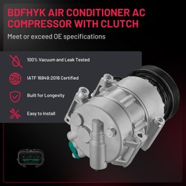 BDFHYK Air Conditioning A/C Compressor with Clutch CO 11231C Compatible with 2011-2016 Kia Sportage L4 2.0L 2.4L, 2016 Kia Sportage V6 3.3L, 2010-2015 Hyundai Tucson L4 2.0L 2.4L
