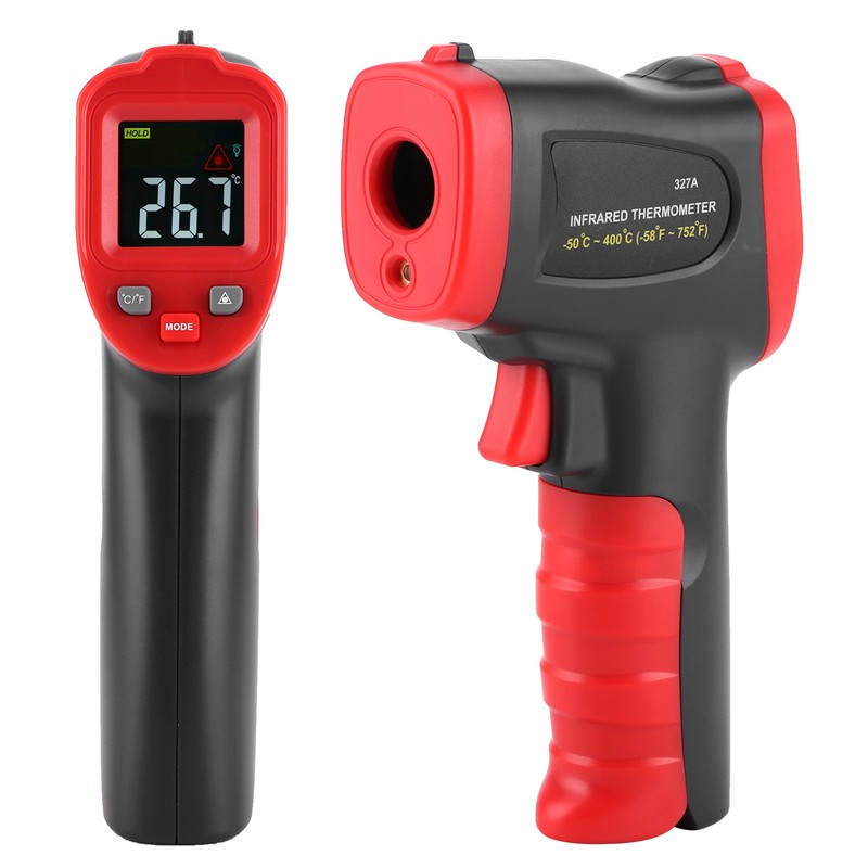 WT327A -50-400℃ Color Screen Infrared Thermometer Industrial Handheld Temperature Tester