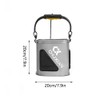 1 x 8L folding water bucket, 20 x 20 x