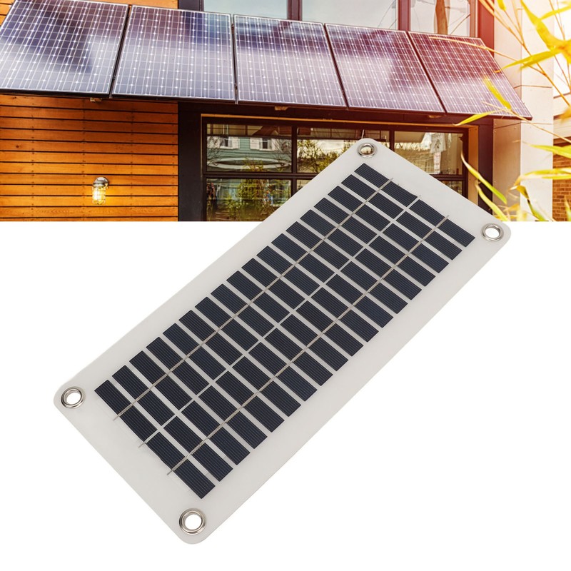 30W Portable Solar Panel DC 12V 24V Waterproof Controller Polycrystalline