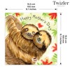 Twizler Mother's Day Card for Mum - Sloths - Happy