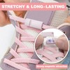 FINEASY 2 Pairs No Tie Shoe Laces 110cm Elastic Laces