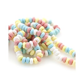 YANKEETRADERS Candy Necklaces, Fruit Flavored Beads, 50 Count Bulk Party Pack, 2.4 Pounds