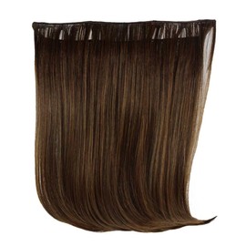 Adult Women's Straight High Heat Clip-In Synthetic Extension, Medium Brunette (16 in)