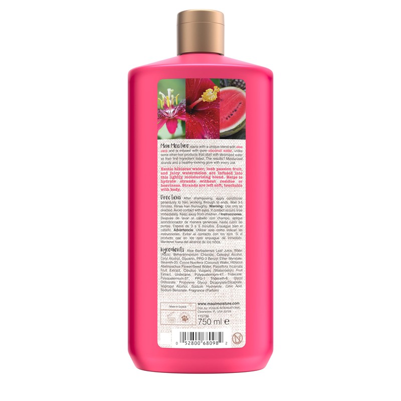 Maui Moisture Lightweight Hydration + Hibiscus Water Conditioner, Nourishing Conditioner