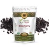 Organic Way Premium Dried Elderberry Whole (Sambucus nigra) - European