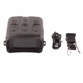 Night Vision Binoculars 5X Zoom 3in Screen IP54 Waterproof Light All Black Visible Digital Infrared Goggles
