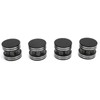 4PCS Spring Speaker Spikes Sound Dampening Feet for HiFi Amplifier/Speaker/Turntable/PlayerBlack