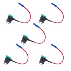 ZOOKOTO 12V Car Add-A-Circuit Fuse TAP Adapter Small ATM APS ATT Blade Fuse Holder 30A 5-Pack